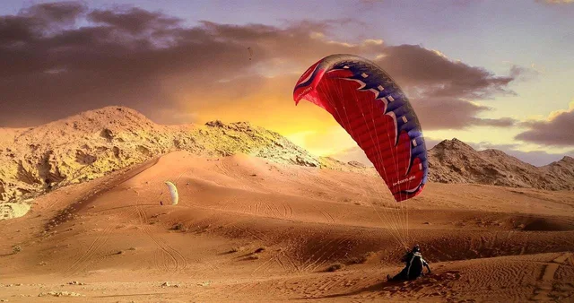 Sharjah Tandem Paragliding Experience with a Pilot experience in Sharjah
