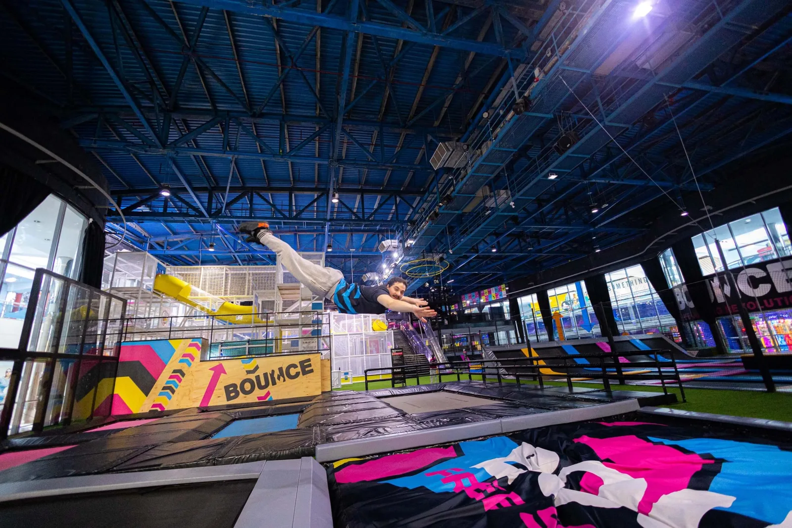 BOUNCE Abu Dhabi Marina Mall: One-Hour Jumping Ticket experience in Abu Dhabi