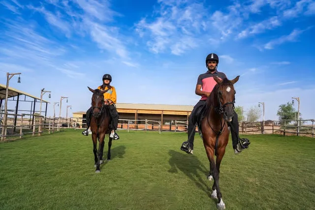 Al Marmoom Horse Riding Dubai with Oasis Visit & Refreshments in Dubai — experience image 10 of 11