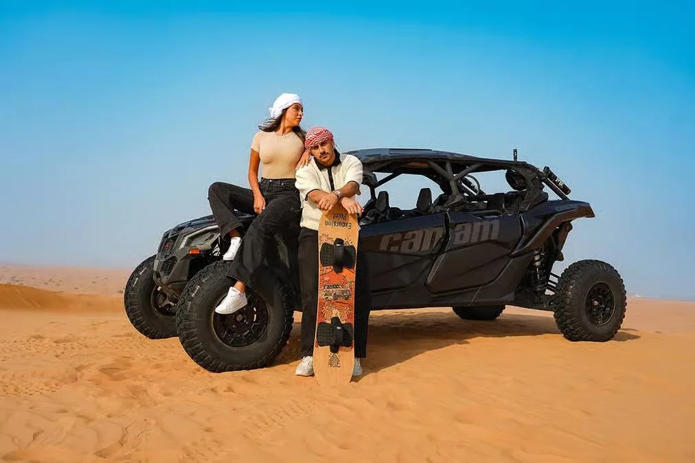 Dubai Can-Am Dune Buggy Safari: Guided Desert Ride & BBQ Options experience in Dubai