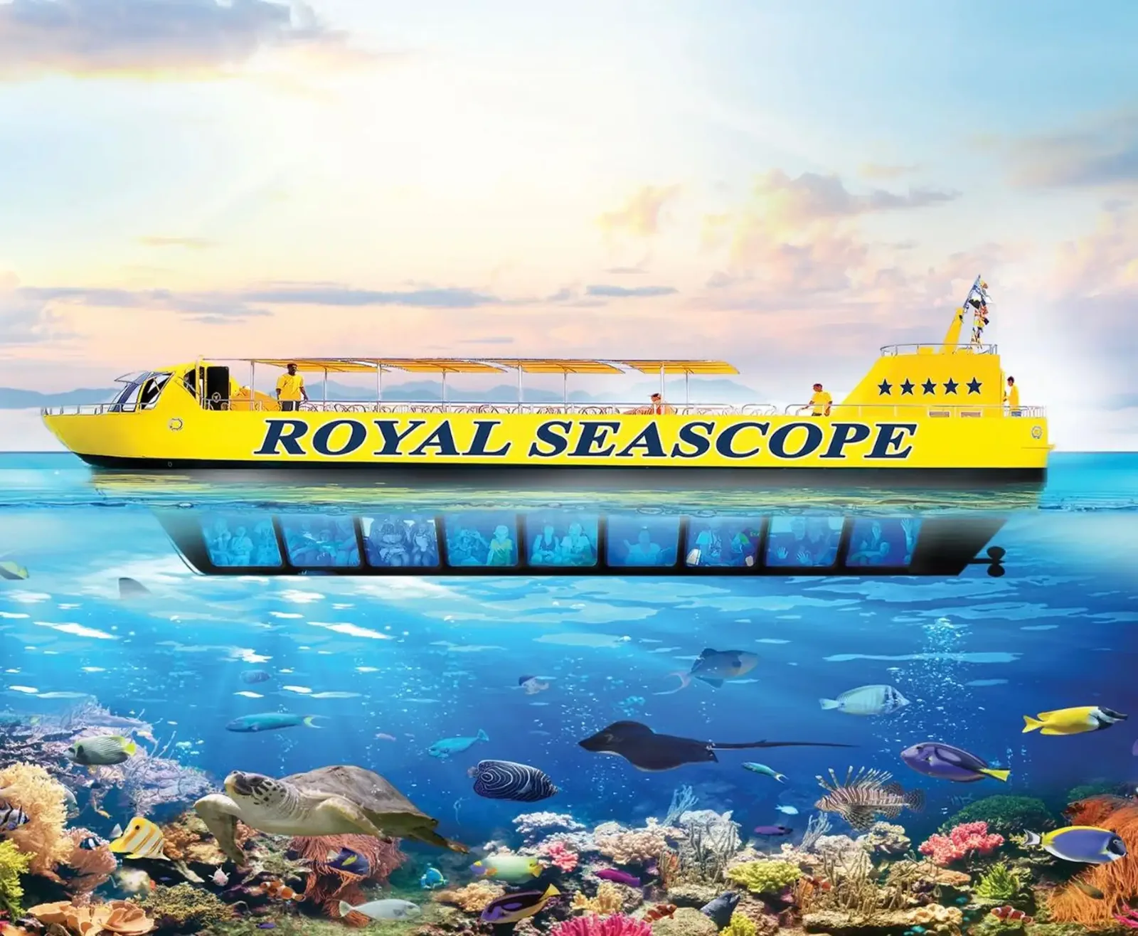 Taba to Sharm Glass-Bottom Boat: Reef Viewing experience in Taba