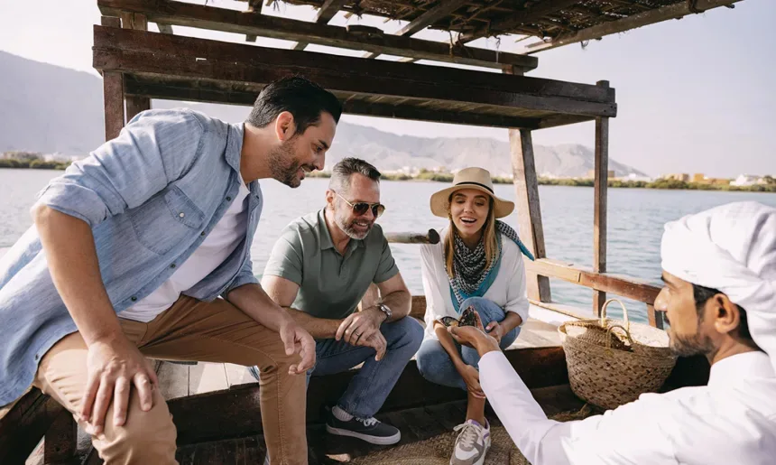 Visitors discovering pearl heritage in Ras Al Khaimah