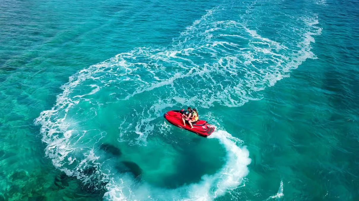 Abu Dhabi Jet Ski at Bab Al Qasr: Sea Hero Solo Ride experience in Abu Dhabi