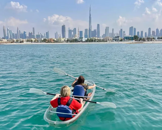 Clear Kayaking Dubai with Burj Khalifa Skyline Views in Dubai — experience image 5 of 11