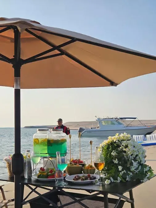 Abu Dhabi Island Evening: Private Beach BBQ & Bonfire Request in Abu Dhabi — experience image 6 of 6