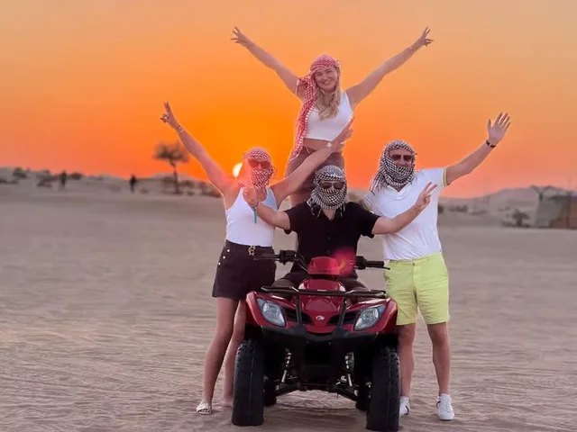 Abu Dhabi Private Desert Safari: Camel Ride & Sandboarding in Abu Dhabi — experience image 14 of 16