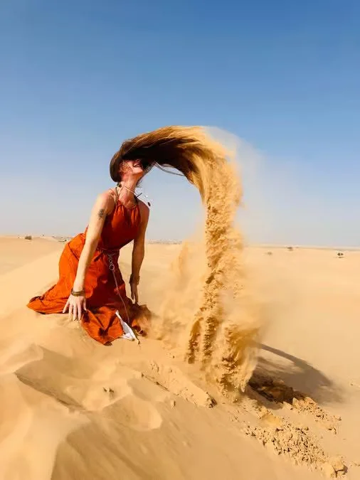 Abu Dhabi Private Desert Safari: Camel Ride & Sandboarding in Abu Dhabi — experience image 12 of 16