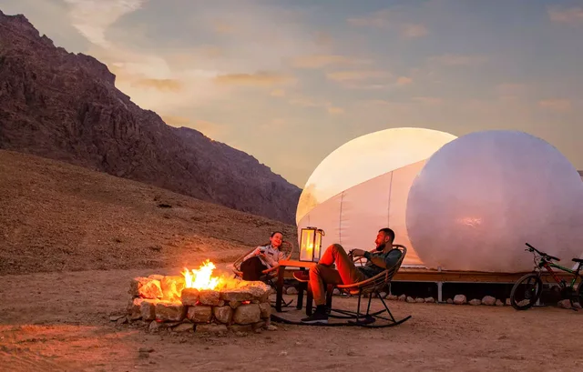 Jebel Hafit Desert Park Al Ain: Heritage Walks & Camping Options experience in Al Ain
