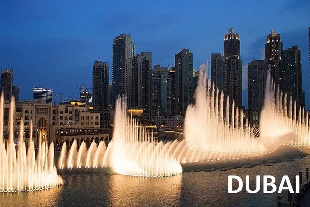 Dubai Night City Tour with Marina Views & Dubai Fountain Stop experience in Dubai