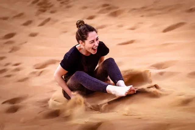Abu Dhabi Morning Desert Safari with Quad Bike & Sandboarding in Abu Dhabi — experience image 9 of 16