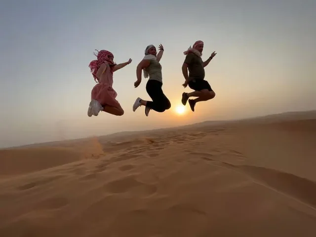 Family Desert Safari Dubai: Gentle Dunes & Optional Flamingo Lake in Dubai — experience image 9 of 12