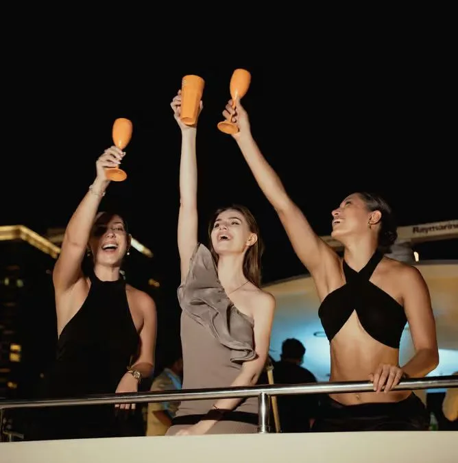 Dubai Marina Yacht Party: Four Hours, BBQ, Open Bar & Live DJ experience in Dubai