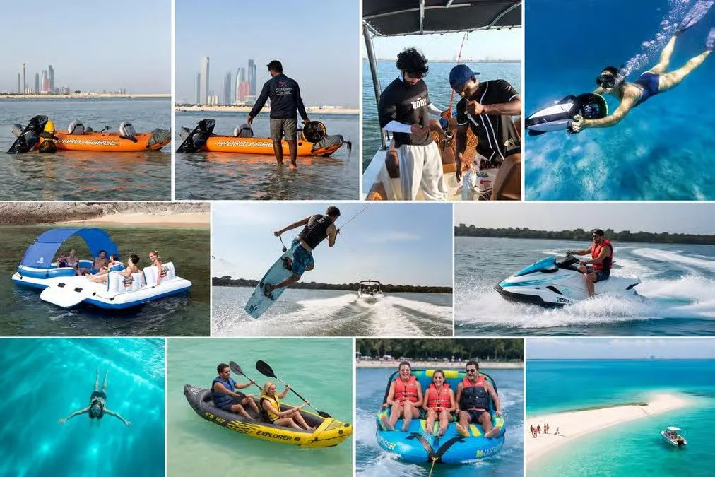 Abu Dhabi Private Island Adventure: Beach & Water Sports Options experience in Abu Dhabi