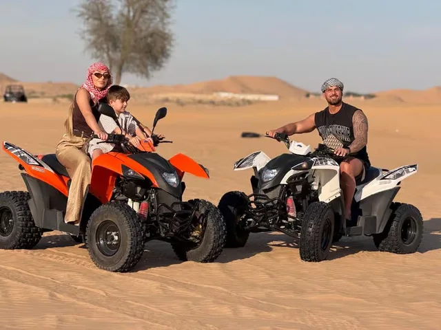 Abu Dhabi Private Desert Safari: Camel Ride & Sandboarding in Abu Dhabi — experience image 10 of 16