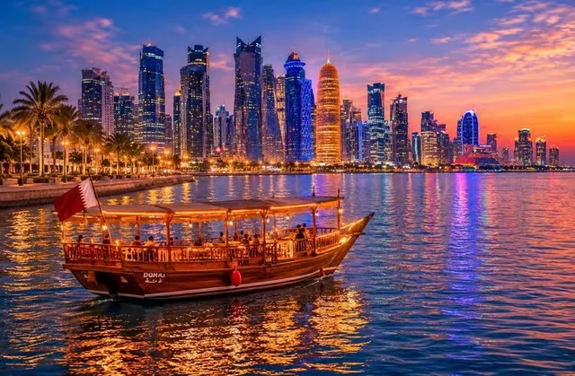 Doha Night Dhow Dinner Cruise: BBQ & Skyline Views in Doha — experience image 2 of 9
