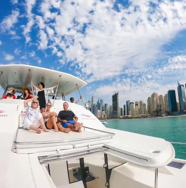 Dubai Marina Yacht Tour with Breakfast or BBQ Options in Dubai — experience image 2 of 17