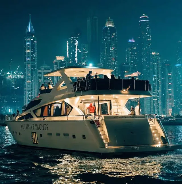 Dubai Marina Yacht Party: Four Hours, BBQ, Open Bar & Live DJ in Dubai — experience image 6 of 21