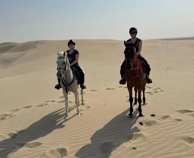 Doha Desert Horse Riding with Instructor & Transfers in Doha — experience image 2 of 8