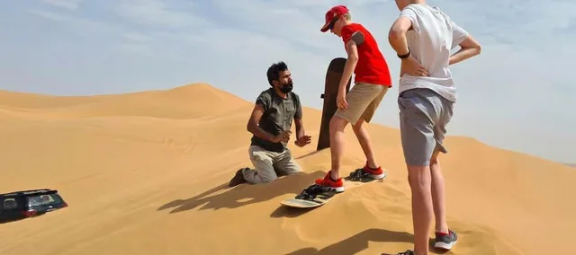 Family Desert Safari Dubai: Gentle Dunes & Optional Flamingo Lake in Dubai — experience image 2 of 12