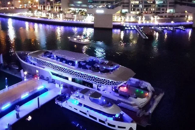 Lotus Mega Yacht Dinner Cruise Dubai: Buffet & VIP Options experience in Dubai