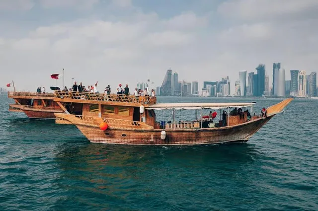 Doha Night Dhow Dinner Cruise: BBQ & Skyline Views in Doha — experience image 5 of 9