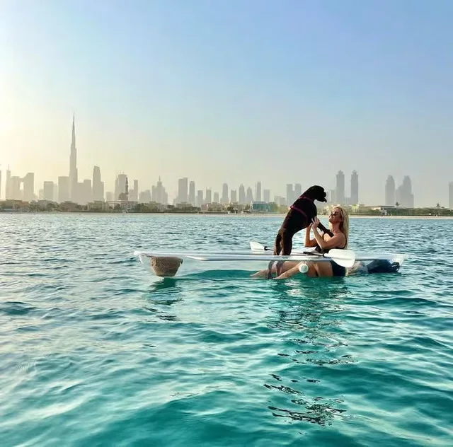 Clear Kayaking Dubai with Burj Khalifa Skyline Views in Dubai — experience image 8 of 11