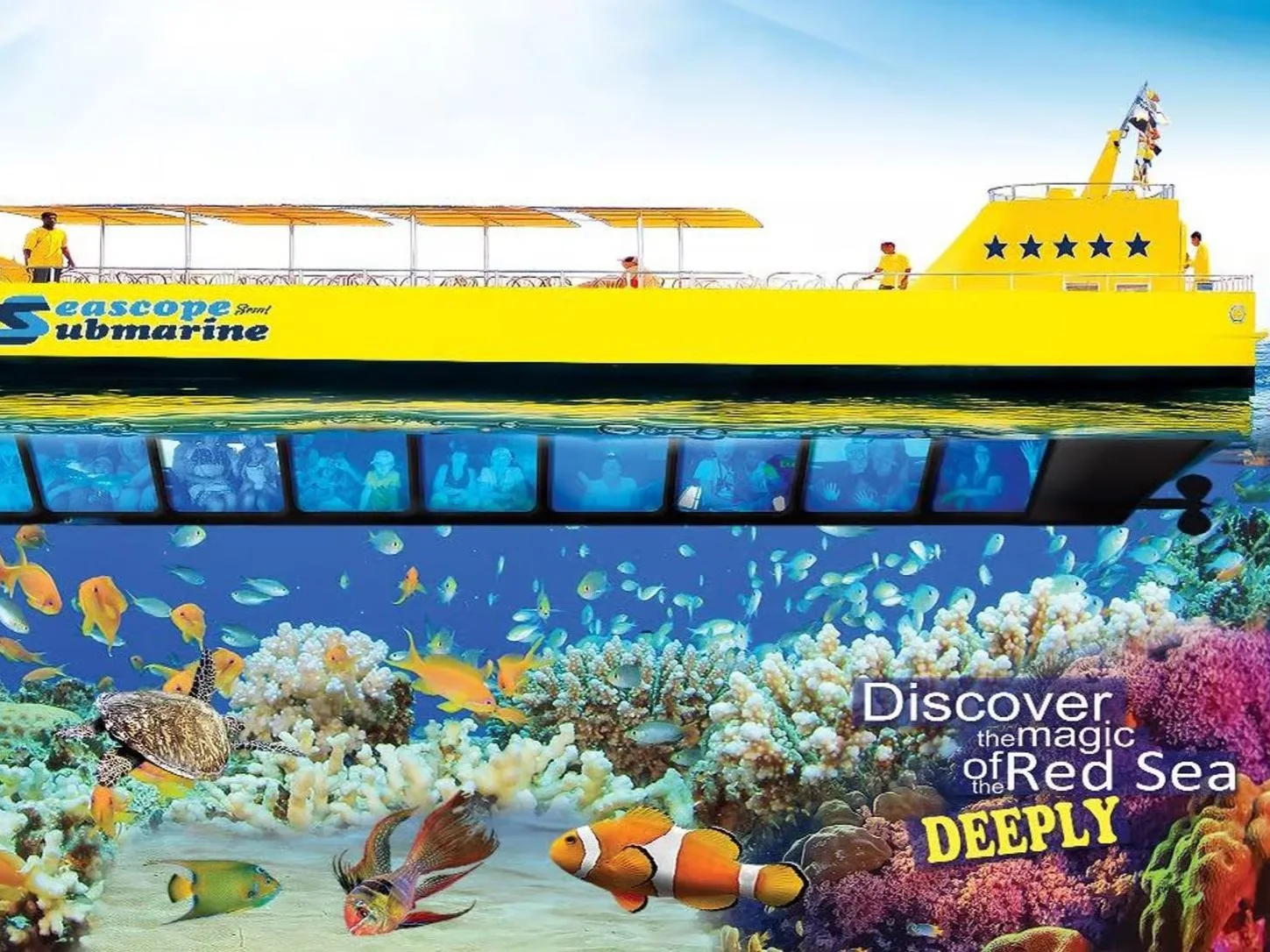 Sharm Sea Scope Semi-Submarine Reef Viewing Tour experience in Sharm El Sheikh