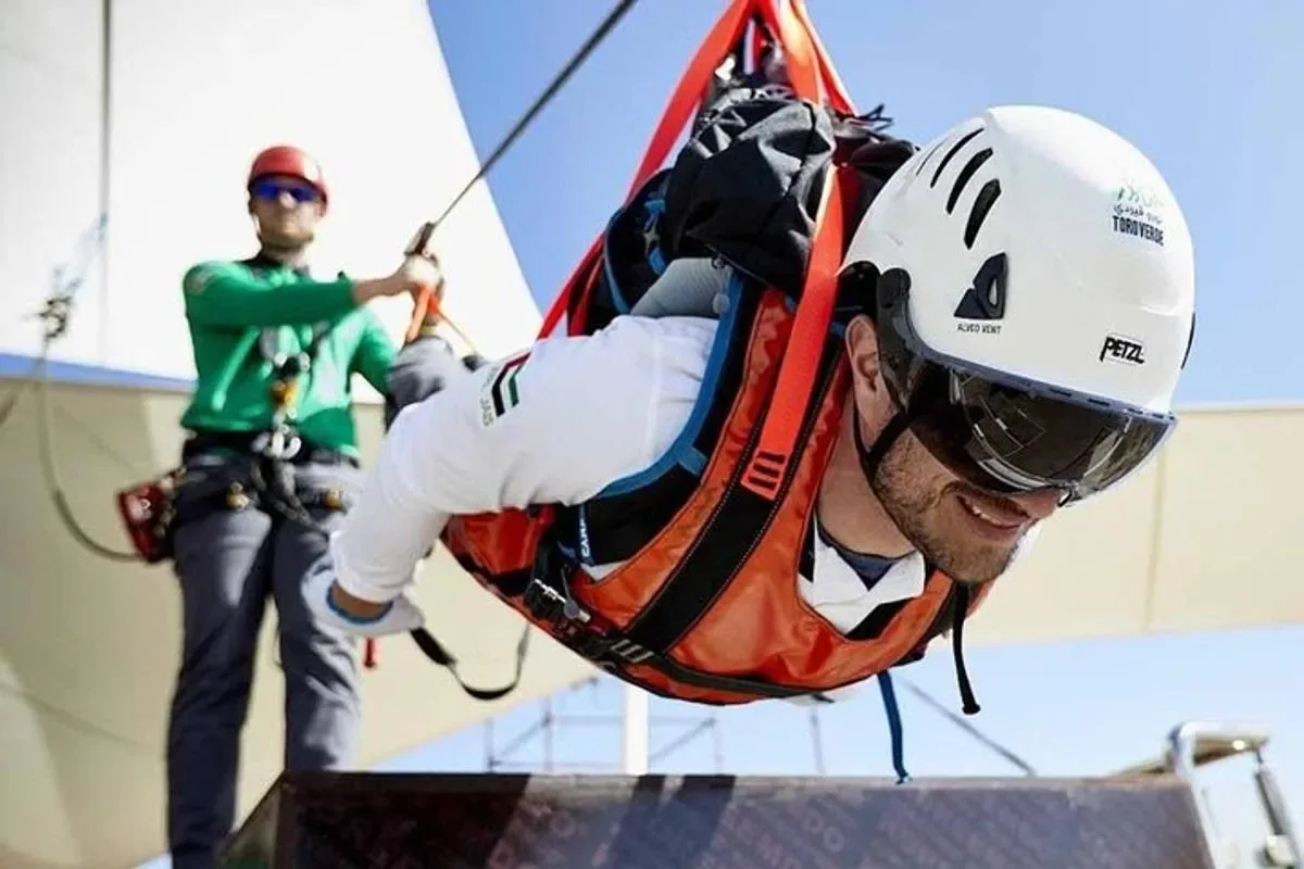 Jais Flight Zipline Ras Al Khaimah: Jebel Jais Tickets experience in Ras Al-Khaimah