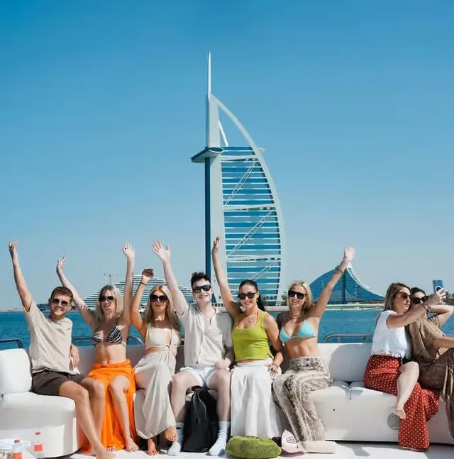Dubai Marina Yacht Tour with Breakfast or BBQ Options experience in Dubai