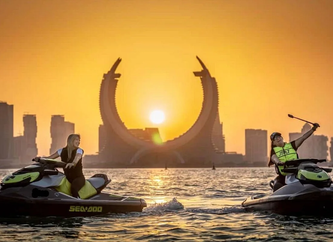 Katara Beach Jet Ski in Doha: 30 & 60 Minute Sessions experience in Doha