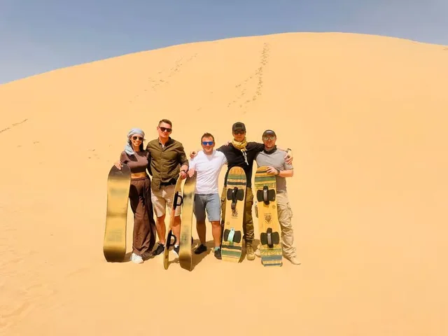 Abu Dhabi Private Desert Safari: Camel Ride & Sandboarding in Abu Dhabi — experience image 2 of 16