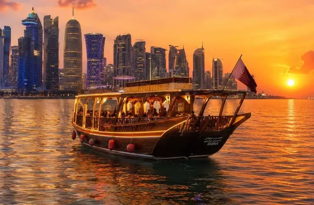 Doha Night Dhow Dinner Cruise: BBQ & Skyline Views in Doha — experience image 6 of 9